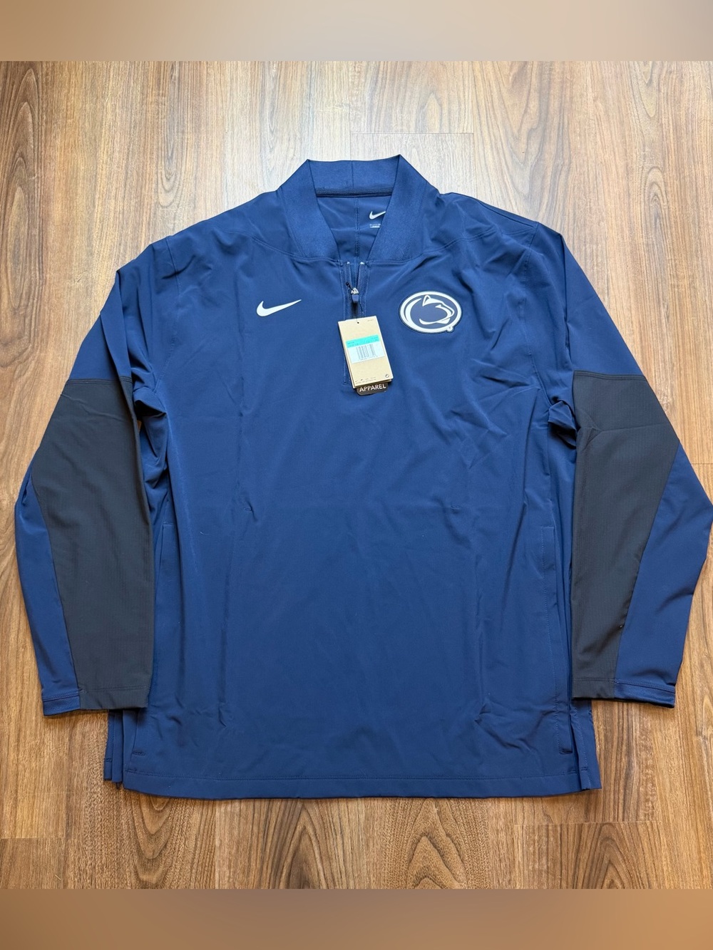 Nike Penn State Nittany Lions Team On Field Sideline 1/4 Zip Pullover Men’s XL